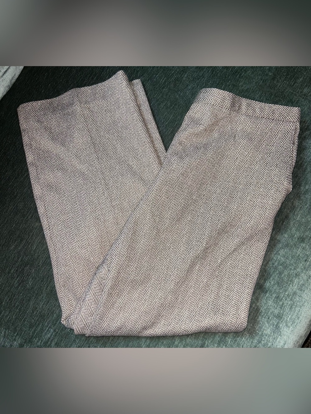 Vintage Herringbone Dress Pants